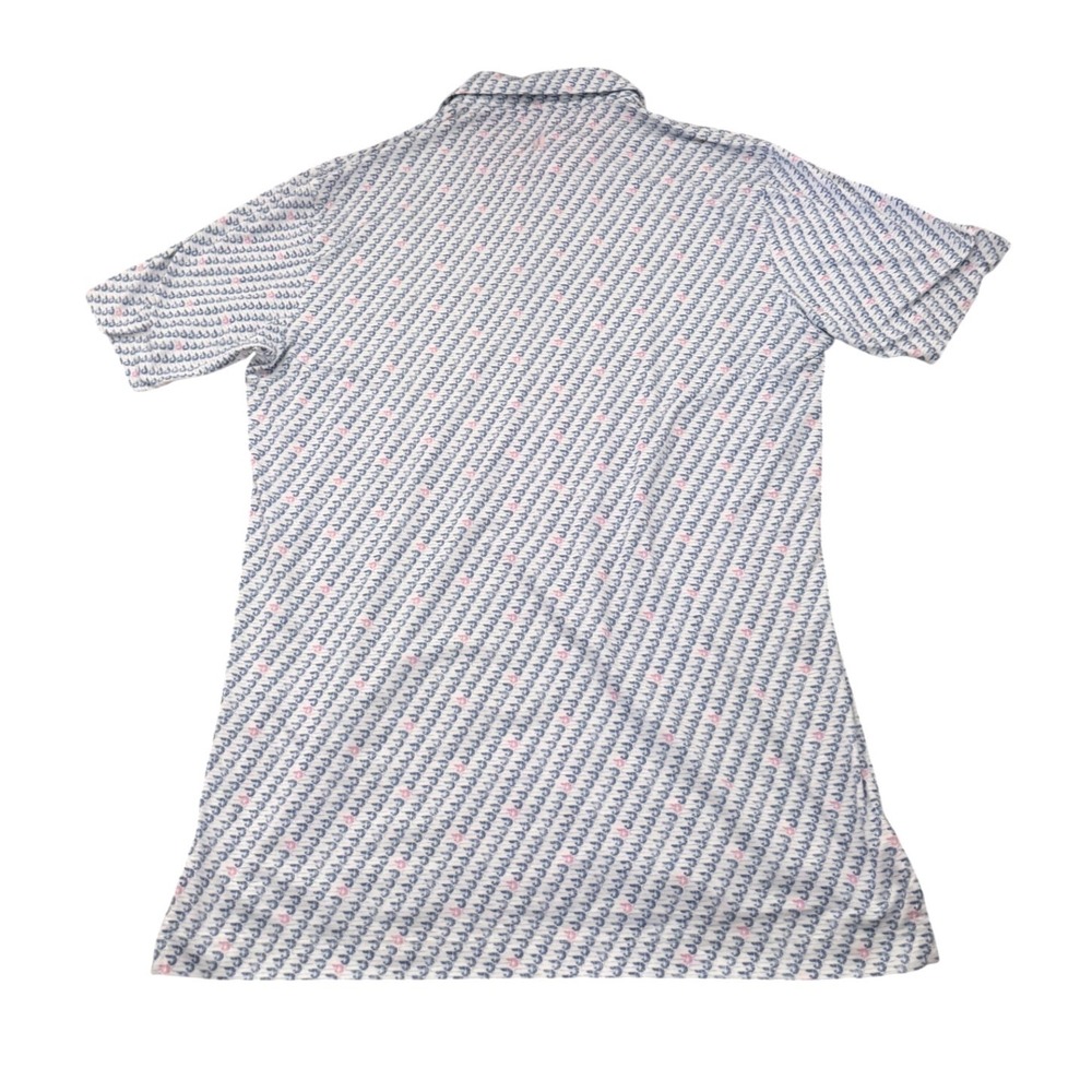 Johnnie-O Shrimpy Golf Polo Shirt Mens Featherweight Performance Size Small Logo - Picture 5 of 5